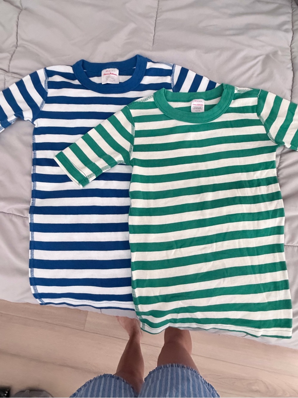 (2) NWOT Hanna Andersson organic cotton tee’s
